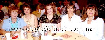24052007
Electra de García, Electra de Castro, Patricia de Sánchez, Claudia de Peniche y María Rosa de Guzmán
