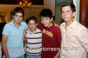 07062007
Juan Negrete, Fernando Royo, Heriberto Ramos y Alejandro Papadópulos.