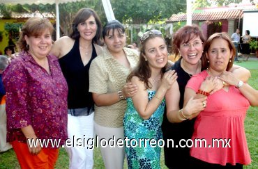 10062007
Patty Lavín, Pily Morales, Gina de Ríos, Susana de Gómez, Lorena de M. y Cristy de Sabag