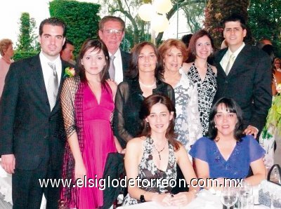 Alejandra F. de Sicarios, Cristina F. de Castro, Héctor Faya, Rubén Fernández, Elena F. de Campos, María Elena F. de Fernández y Ricardo González Rodríguez