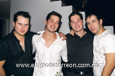 Gabriel Zermeño, Alejandro y Carlos Madero y Carlos Valenzuela.