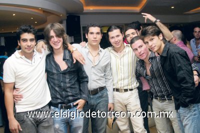 Manolo Pereyra, Pepe Alcalde, Alejandro Fernández, Pepe Revueltas, Fernando del Bosque y Rodrigo Garza.