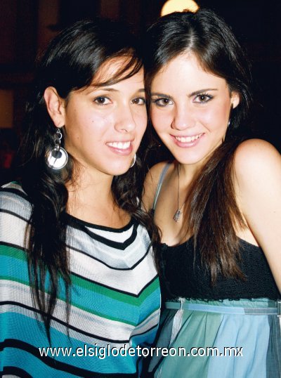 Mariangel Berlanga y Mónica Giacomán.