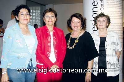 Luz María López, Claudia Máynez, Oralia Esparza y Gloria Banda.