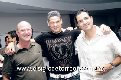 Antonio Gutiérrez, Alfonso Valdés y Alberto Alatorre.
