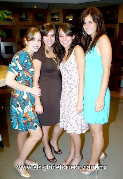 02072007
Ana Cecy Martín, Banchis Borrego, Daniela Garza y Nerea Villarreal.