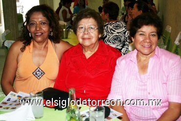 22072007
Lupita Moreno, Ofelia Moreno y Guadalupe Villa.