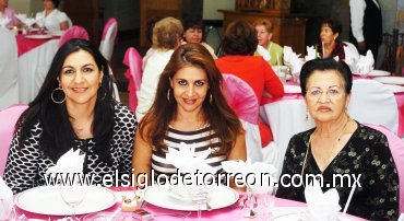 29072007
Soraya de Enríquez, Carmen Chibli y Carmen Máynez de Chibli.