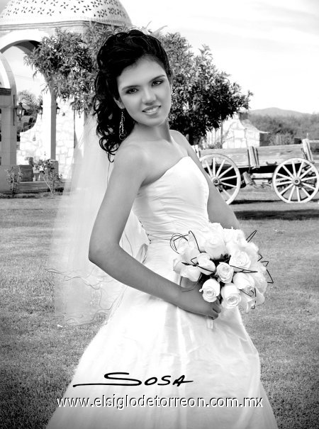 Srita. Ana Laura Cabral de Ávila, el día de su boda con el Lic. Humberto Javier García Leija.

Studio Sosa.