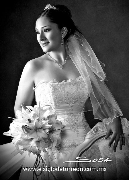 Srita. Cynthia Patricia Huerta Zúñiga, el día de su enlace nupcial con el Sr. Luis Gerardo Aguirre López.

Studio Sosa.