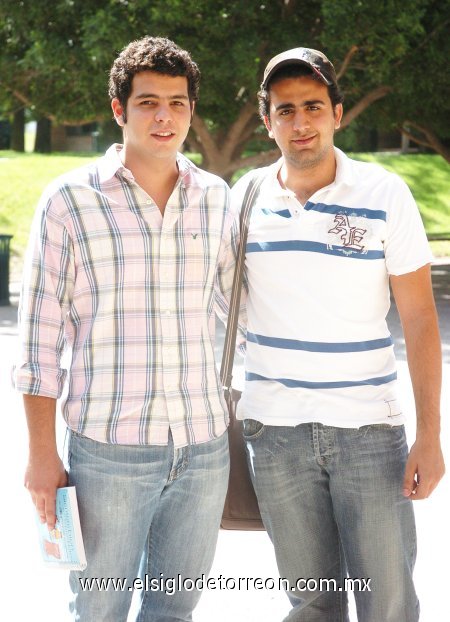 Gerardo Zablah y Eduardo Faccuseh