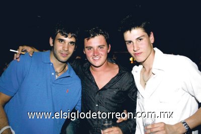 José Ramón Martín, Luis Garza y Fernando Castro.