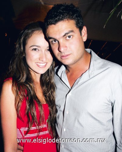 Bárbara Treviño y Ricardo Conte.