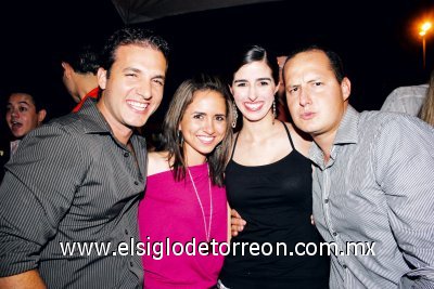 Antoine Chaúl, Cristy Berlanga, Ana Lucía García y Julio Garza.