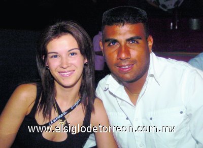 Romina y Daniel Ludueña.