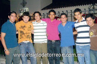 Oscar Torres, Daniel Santelices, Neto Cabral, Pancho Ramos, Poncho Espinoza, Jaime Anett y José Luis Romero.