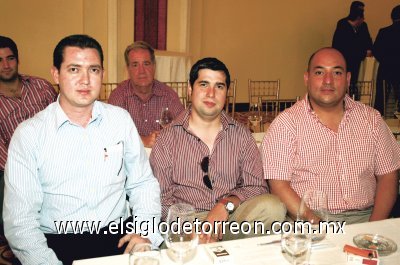 Javier Ortega, José de la Paz y Jairo Soto.