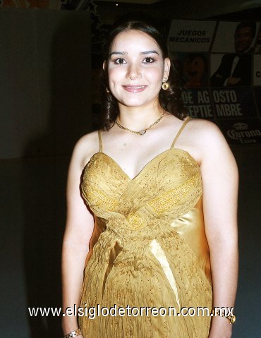 17082007
Mónica Márquez Sifuentes, reina electa de la Feria del Club Rotario de Torreón.