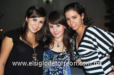 08092007
Marcela Giacomán, Arantza Sandoval y Ana Sofía Tumoine.