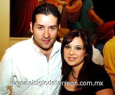 10092007
Armando Barrón y Marcela Ollervides.