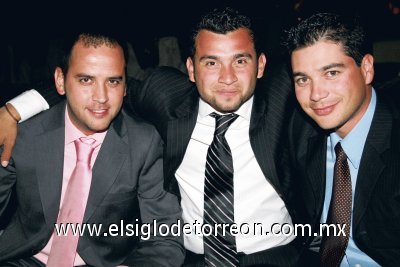 Rogelio Cuellar, José Alberto Domínguez y Héctor Hugo Nahle.