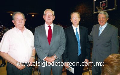 Daniel Rico, Carlos Sánchez Woodworth, Armando Martín y Humberto Fayad.