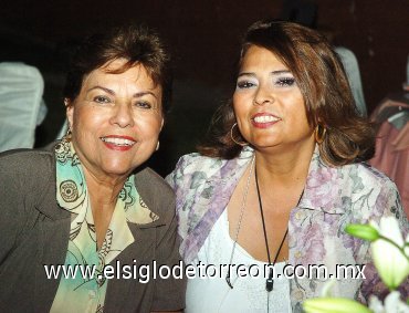 16092007
Estela Sáenz de Cárdenas y Mague Vargas de Zorrilla.