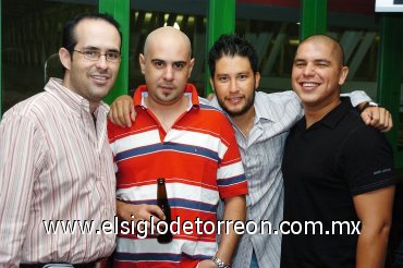 16092007
Guillermo Figueroa, Carlos Cantú, Jaime Cervantes y Luis Agüero.