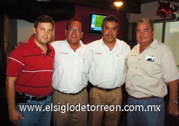 16092007
José Manuel Ramírez Toraño, Roberto Trujillo Haro, Juan Ramón Villarreal Guzmán y Guillermo Vela Balcázar.