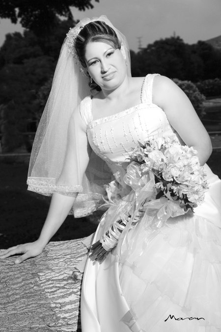 L.P. Emma Yamileth Reyes Silva, el día de su boda con el L.A.E. Iván Medina Pedroza.

Estudio Morán.