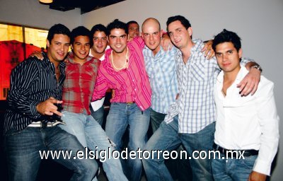 Oscar, Recobo, Campa, Chochos, Roly, Genaro y Félix.