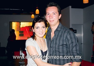 Lorena González y Arturo Lavín.