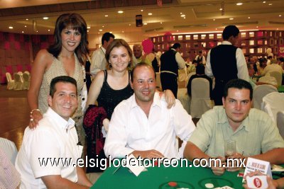 Fernando Casas, Pily de Casas, Elsa de Milán y Memo Milán.