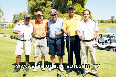 Carlos Gómez, Alfredo Alba, Ricardo Barraza, Juan Alberto Wong y Javier Lechuga