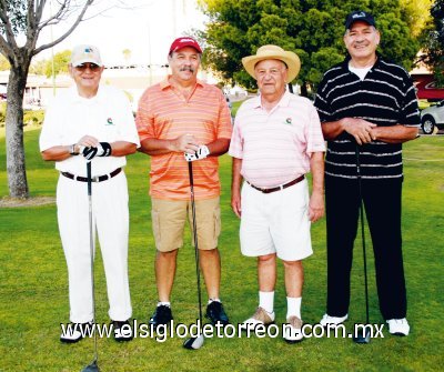Arnulfo Lara, Jorge Enderi, Claudio Castañeda y Lucio Moreno.