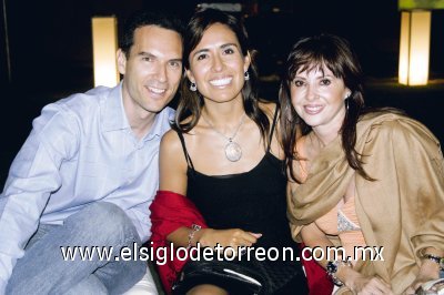 Benjamín Díaz, Gaby de Díaz e Iliada de Torres.