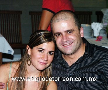 12102007
Gaby Álvarez y Ricardo Karam.