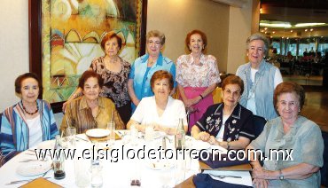 15102007
Amelia Boehringer, Martha Hernández de Nava, Elena O. Antunez, Dorita Barrios, Lety de Ávila, Tere Iglesias, Elda Zaragoza de Gálvez,