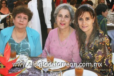 01112007
Aurora Echalaz, Nora de Porras y Nora de Máynez.