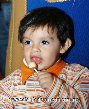 11112007
José Emiliano Rodríguez Pérez cumplió dos años y fue festejado por sus papás José Mario y Minerva Rodríguez.