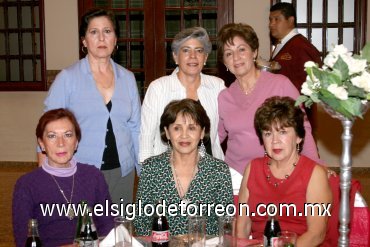 29112007
Cristina Porras de Vázquez, Chamis Porras de Gómez, Amparo Porras de Gómez, Silvia de Hermosillo, Laura Landeros y Blanca Villarreal de Gómez.