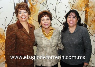 30112007
Lupita de Lara, Mercedes de Alonso e Irene de Bazán en una conferencia.