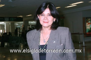 29112007
Irene Rosales de Domingo viajó a la Ciudad México.