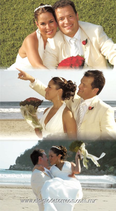 Sr. Enrique Cabrera Álvarez y Srita. Sonia Rivas Castañeda contrajeron nupcias en una ceremonia realizada en la bahía de Acapulco Diamante del Hotel Quinta Real, el sábado 31 de marzo de 2007.