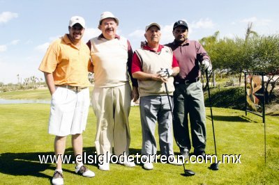Tito Cepeda, Ignacio Aguirre, Lucio Moreno y Dimas Reina.