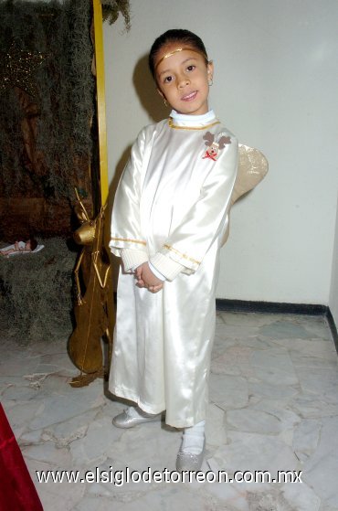 26122007_d_Fátima Rodríguez, en un acontecimiento escolar.