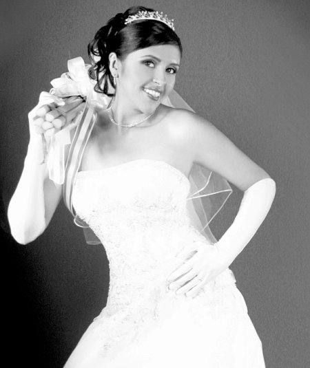 Lic. Elena Aguirre Hernández el día de su enlace nupcial con el Lic. Rodrigo Soto Puente.

Estudio Aldaba & Diane