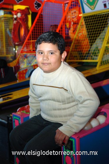 06012008
Miguel Ángel de la Cruz Sánchez, festejó sus ocho años con una divertida fiesta.
