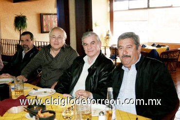 13012008
Heriberto Méndez Vigatá, Jorge Pérez, Antonio López Barrio y Sergio Berlanga Espinoza.