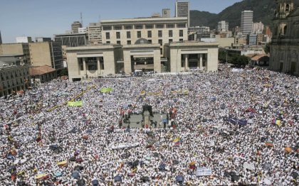 El alcalde colombiano destacó que una manifestación ciudadana contra las FARC “no tiene ningún antecedente” en la ciudad.